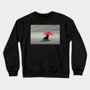 Nicaragua - Parasol sur la Plage de Las Penitas Crewneck Sweatshirt